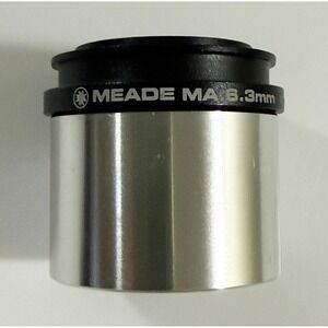 Meade MA 6.3mm Telescope Eyepiece Unisex 1.25" Silver Black Modified Achromatic